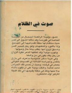 صوت في الظلام