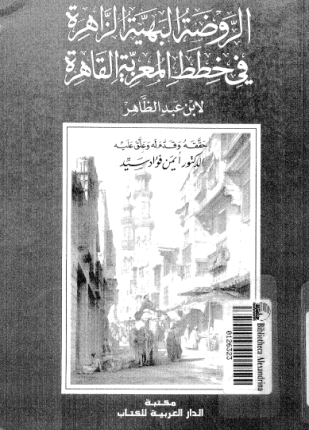 الروضة البهية الزاهرة في خطط المعزية القاهرة
