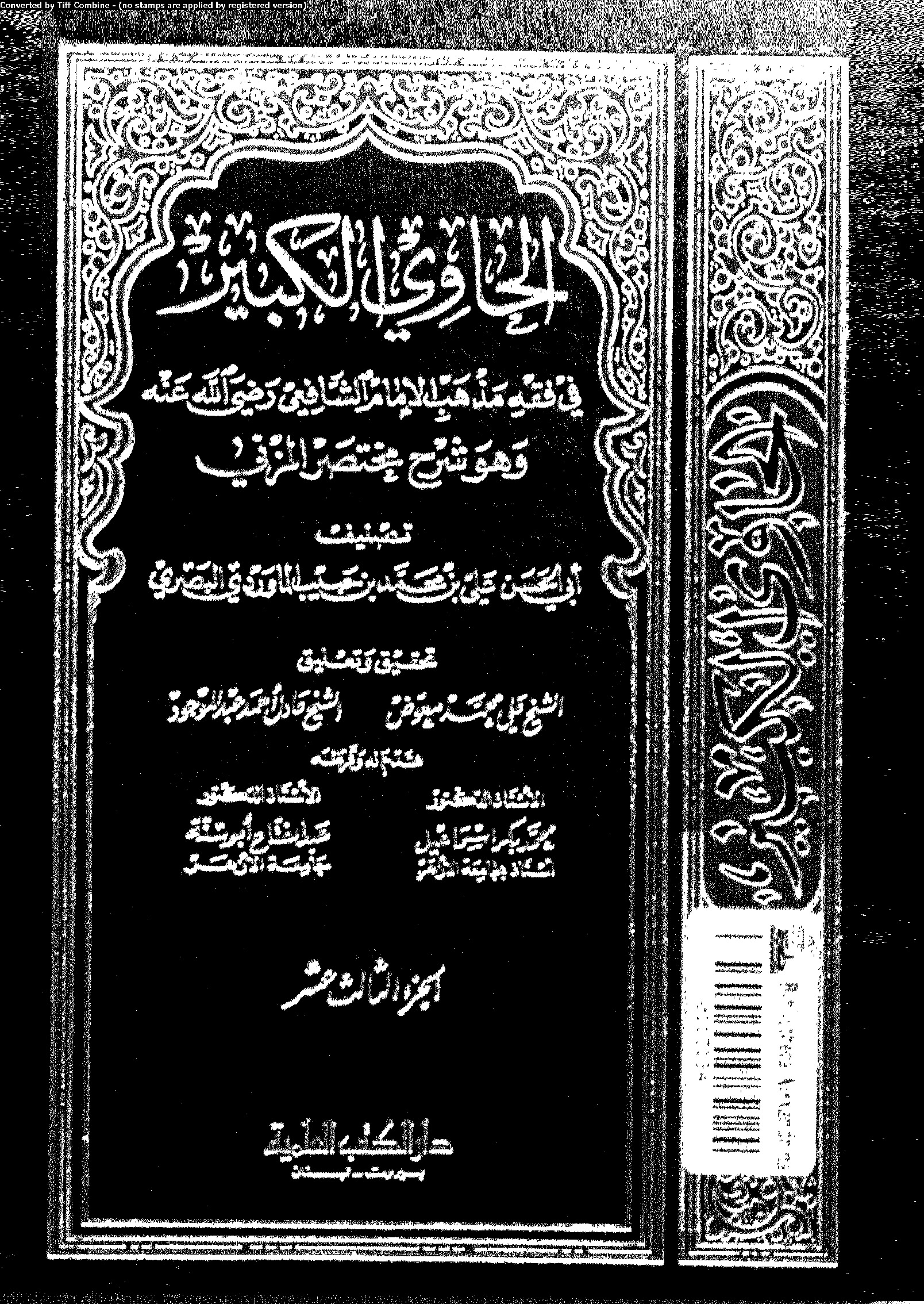 الحاوي الكبير وهو شرح مختصر المزني - الجزء الثالث عشر