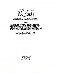 العدة حاشية الصنعاني على إحكام الأحكام على شرح عمدة الأحكام - المجلد الثالث