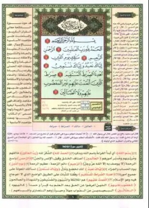 التفسير الموضوعي للحافظ المتقن مع أسباب النزول وشرح المفردات ملون