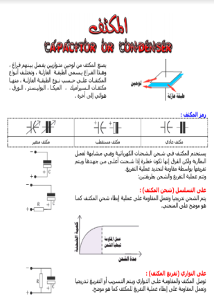 المكثف الكهربائي