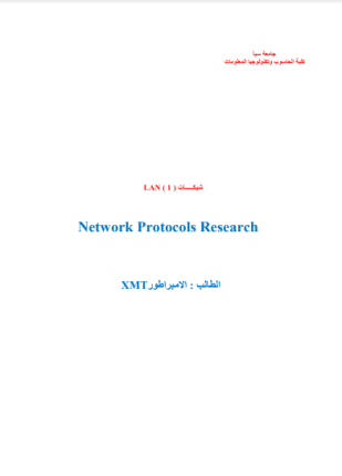 بروتكولات الشبكة